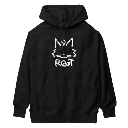 RQT（白） Heavyweight Hoodie