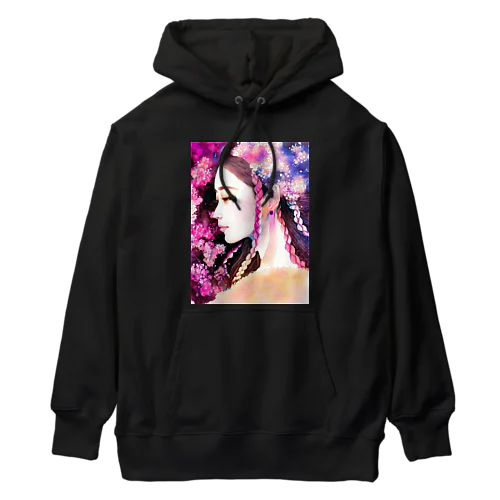 桃色の華 Heavyweight Hoodie