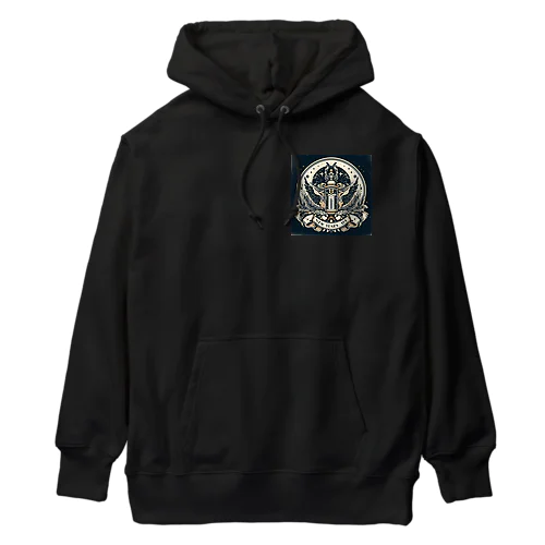 輝く夜のエンブレム Heavyweight Hoodie