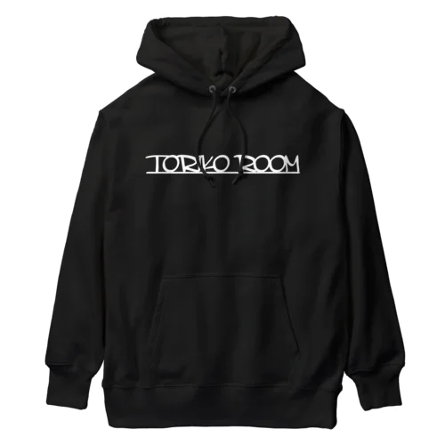「TORIKO ROOM」ショップロゴアイテム フォントホワイト ヘビーウェイトパーカー