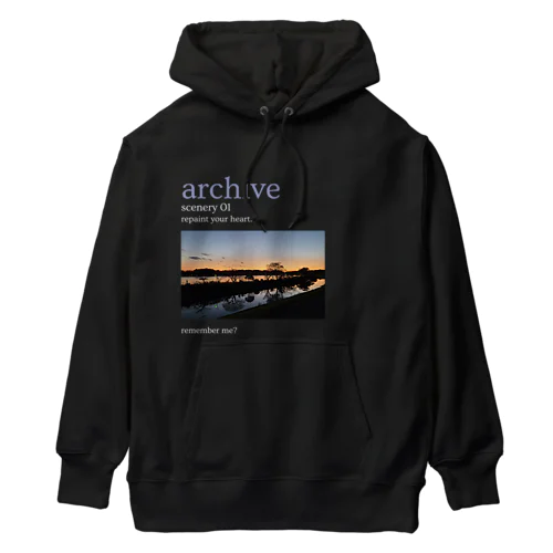 Archive「scenery 01」 Heavyweight Hoodie