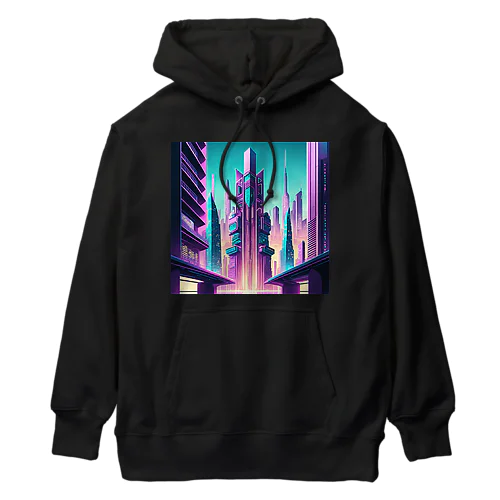 サイバーパンク都市 Heavyweight Hoodie