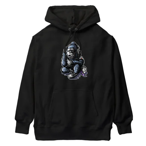 ヘッドホンゴリラ Heavyweight Hoodie