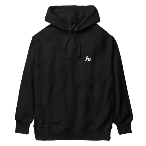 んぱんぱ「ん」　ヘビーウェイトパーカー (ロゴ白) Heavyweight Hoodie