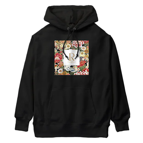 和洋融合デザインシリーズ（黒） Heavyweight Hoodie