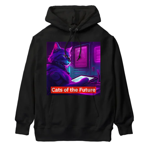 Cats of the Future Heavyweight Hoodie