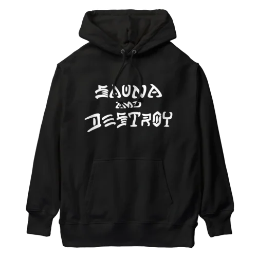 SAUNA AND DESTORY ヘビーウェイトパーカー