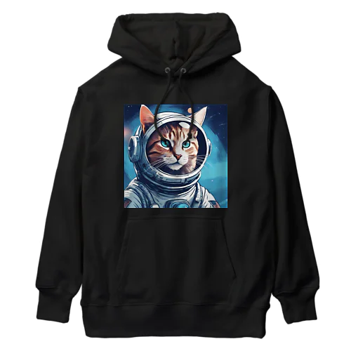 space cat Heavyweight Hoodie