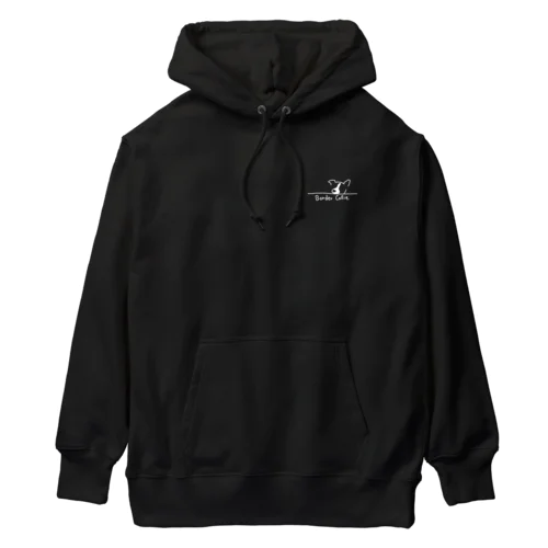 シンプルなワンポイントボーダーコリー Heavyweight Hoodie