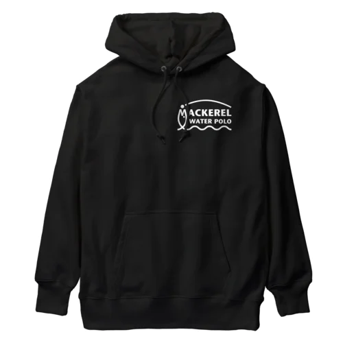 MACKEREL（ホワイト）片面プリント Heavyweight Hoodie