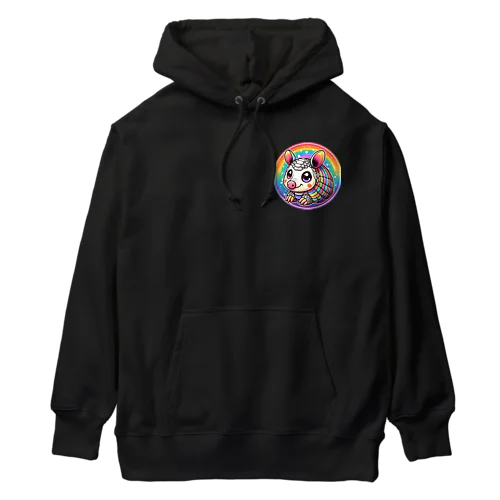 つぶらな虹まじろ Heavyweight Hoodie