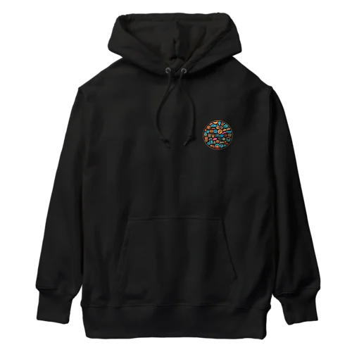 ネオンシリーズ「丸看板」 Heavyweight Hoodie