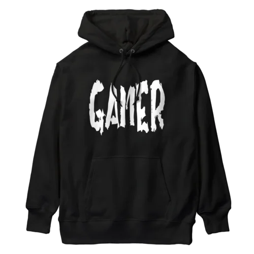 GAMER(白) Heavyweight Hoodie