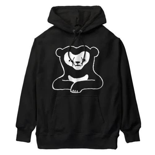 くまざわくん（ホワイトライン） Heavyweight Hoodie