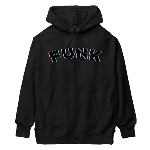 赤青/青赤 やわらか FUNK。 黒 Heavyweight Hoodie