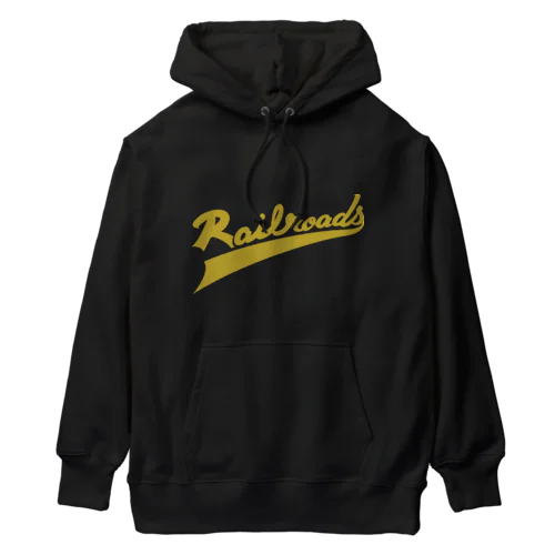 Railroadsロゴタイプ　きいろ Heavyweight Hoodie