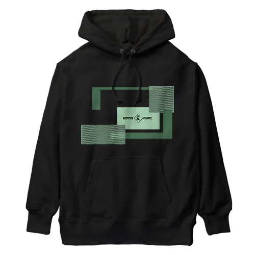 CYBER WINDOW GRN Heavyweight Hoodie