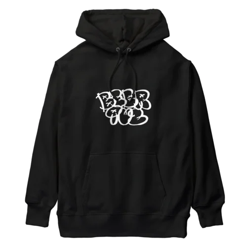 Beerquz tagging白 Heavyweight Hoodie