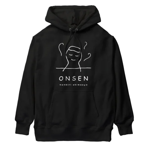 ONSEN(ホワイト) Heavyweight Hoodie