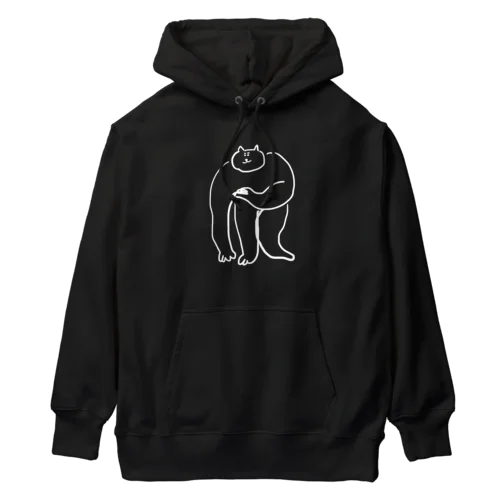 強そうな猫様 Heavyweight Hoodie