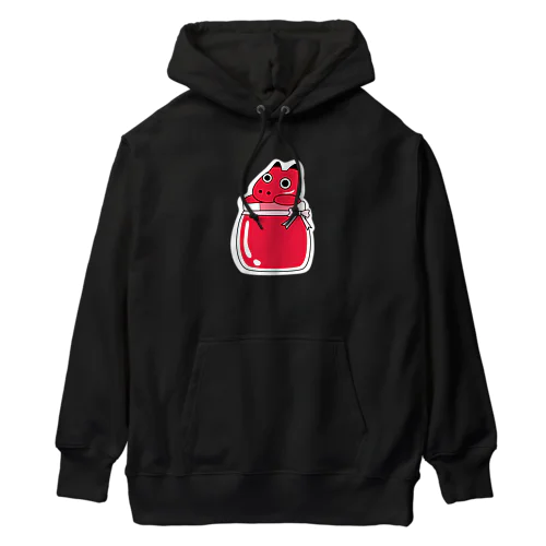 赤べこinイチゴジャム Heavyweight Hoodie