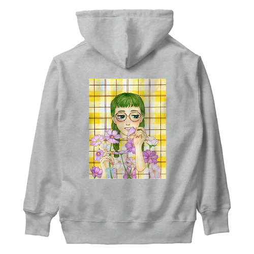 乙女心と秋の花 Heavyweight Hoodie