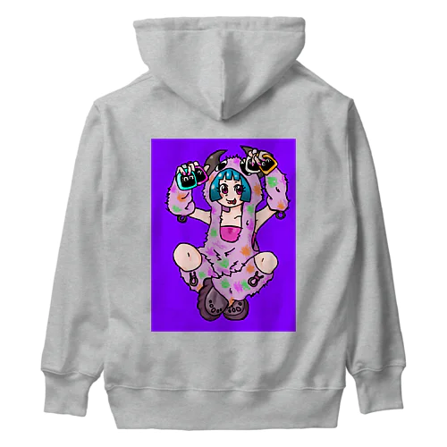 ○ュアアルコール（クラ○ナー）パープル Heavyweight Hoodie