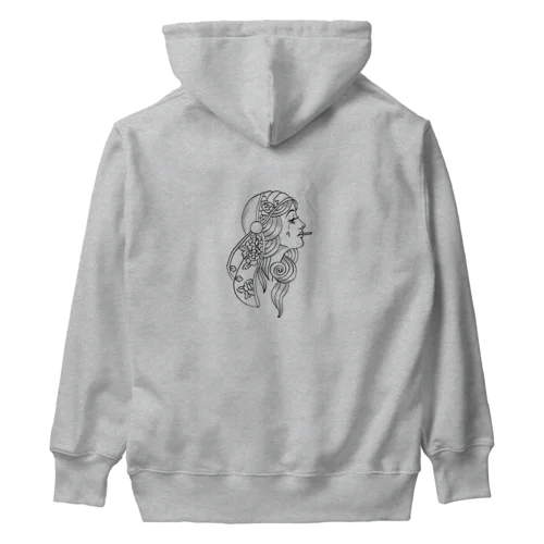 Sad cigarette  Heavyweight Hoodie