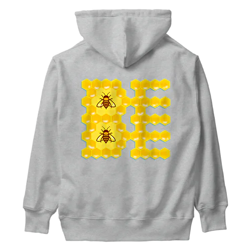 ハニカム構造(BEE） Heavyweight Hoodie