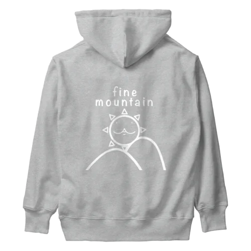 fine mountain outdoor 白ヌキ Heavyweight Hoodie