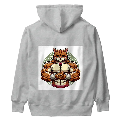 マッスルキャット　キジ虎 Heavyweight Hoodie