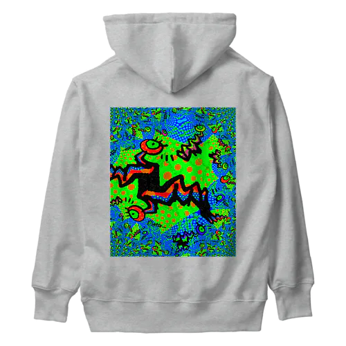 GRAFFITI WORM FRACTAL ヘビーウェイトパーカー