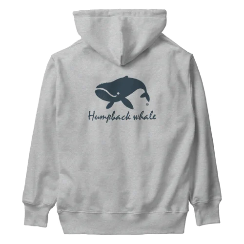 Humpback whale22 Heavyweight Hoodie