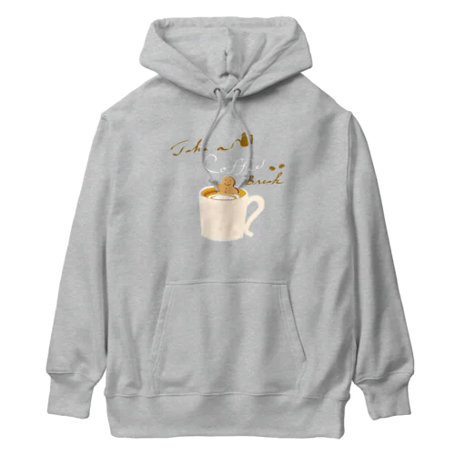 coffee time(コーヒー白字) Heavyweight Hoodie