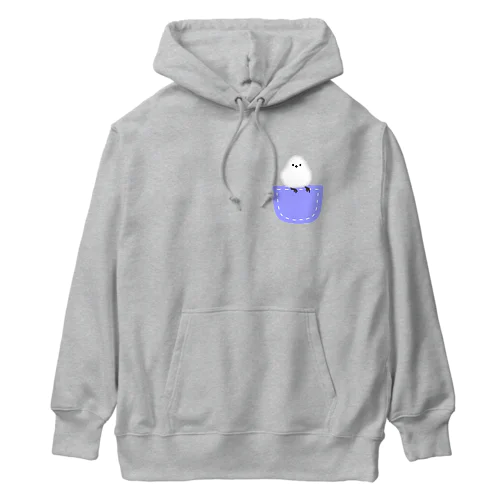 ポケットにシマエナガ Heavyweight Hoodie