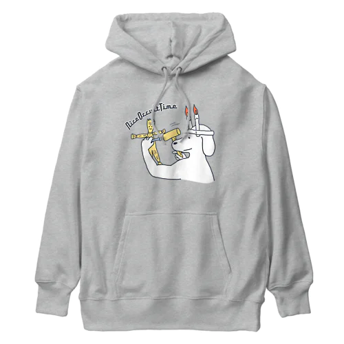 ナイスオカルトタイム🕯️(犬) Heavyweight Hoodie