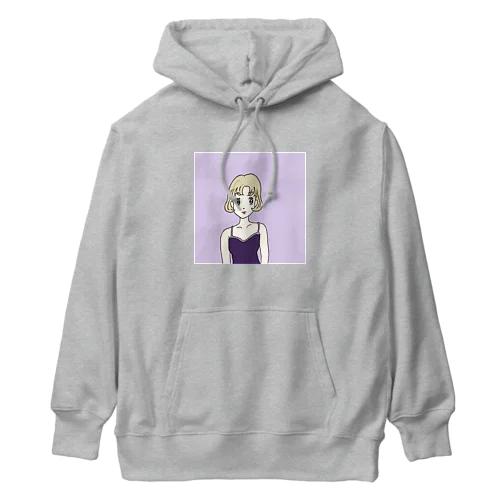 Ms. Blonde Short Hair Heavyweight Hoodie