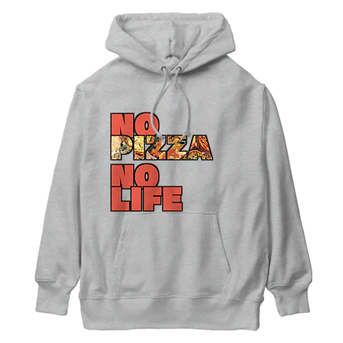 No Pizza No Life ヘビーウェイトパーカー