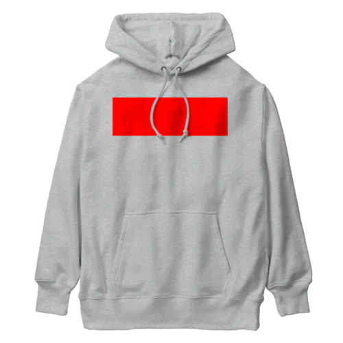 四角い赤いやつ Heavyweight Hoodie