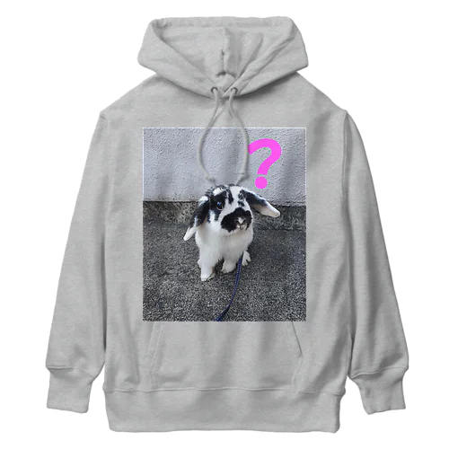 うし柄うさぎのハテナシリーズ Heavyweight Hoodie