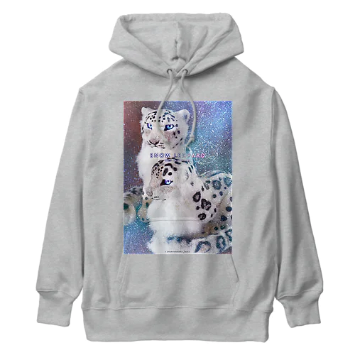 ユキヒョウもっふもふ02 Heavyweight Hoodie