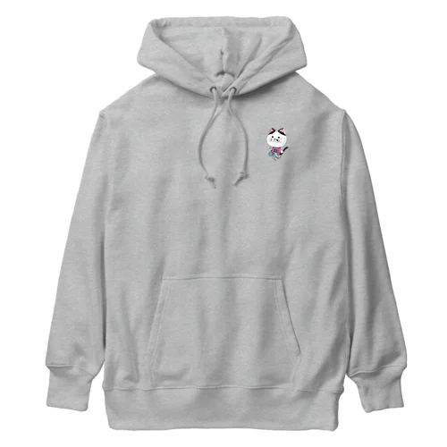 お着物でお出かけニャンコ Heavyweight Hoodie