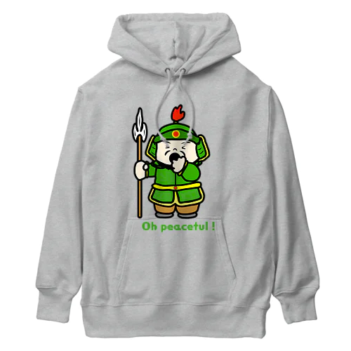 毘沙門天様、アクビする Heavyweight Hoodie