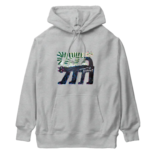 二階建て猫ヘビーウェイトパーカー Heavyweight Hoodie