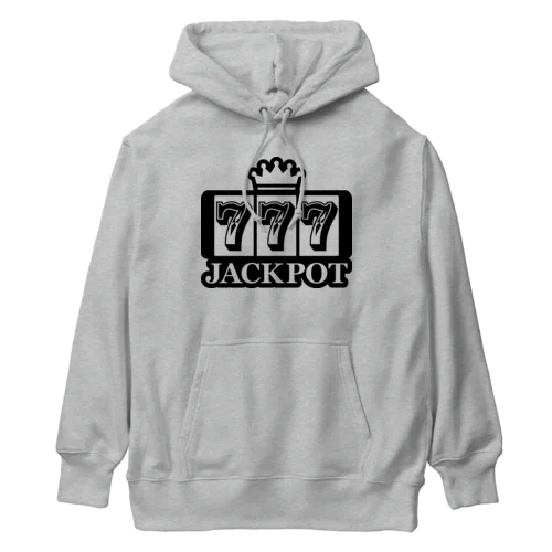 ジャックポット スリーセヴン ブラック Heavyweight Hoodie