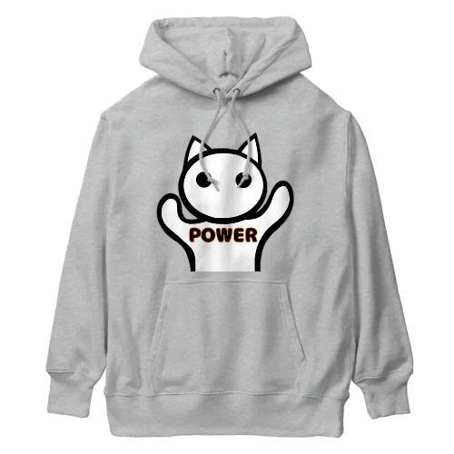 パワー猫 Heavyweight Hoodie