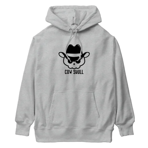 COW SKULL テンガロンハットドクロ ブラック Heavyweight Hoodie