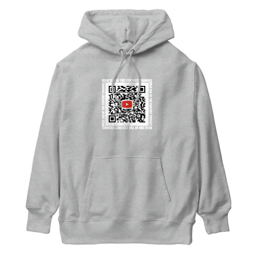 ミルク世紀末チャンネルオリジナルグッズQRマーク入り Heavyweight Hoodie