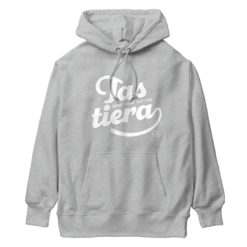 タスティエーラ（タイポグラフィWHITE） Heavyweight Hoodie