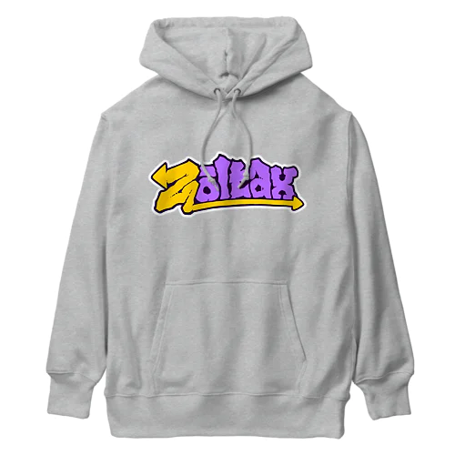 Zoltax. グラフィティ ロゴ 紅芋タルト Heavyweight Hoodie